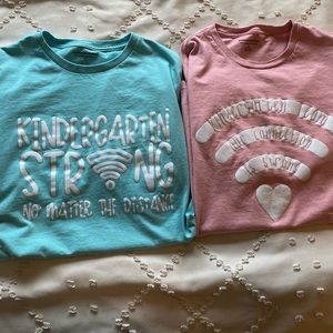 EUC pair of Kindergarten tshirts